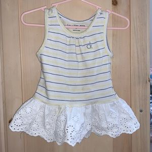 Calvin Klein Jeans Lace Striped Shirt